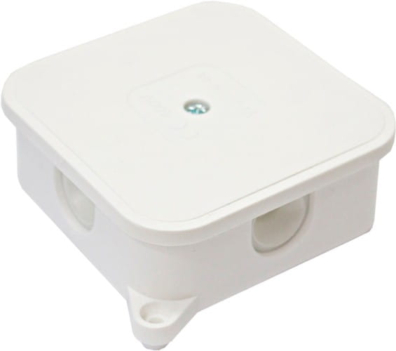 Puszka natynkowa hermetyczna pusta 85x85x35 IP44 400V biała